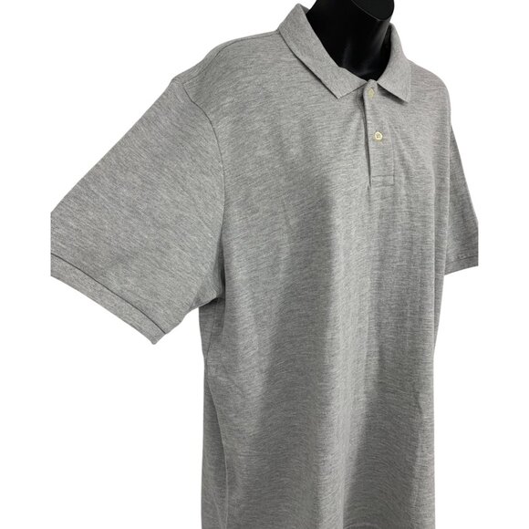American Eagle Outfitters Mens Grey Polo Shirt XL Extra Large Short Sleeve New - Picture 4 of 10